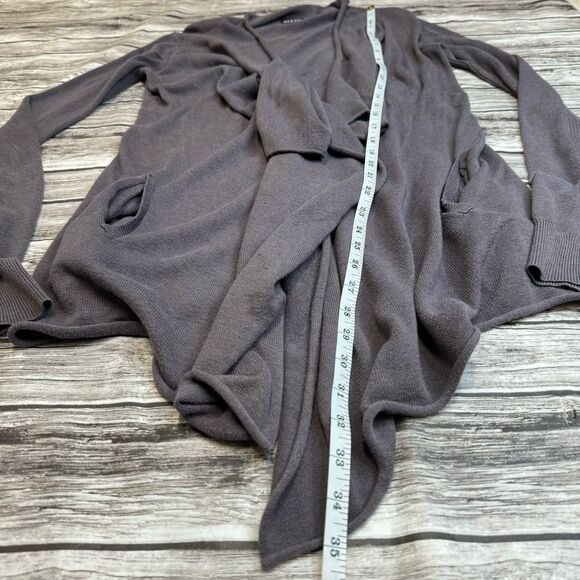 ALLOY APPAREL Women's Long Sleeve Open Cardigan MT M Med Medium TALL Grey Gray - Picture 10 of 11